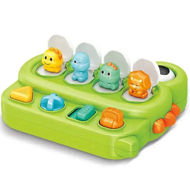 Dinozaury wyskakujące WOOPIE BABY panel edukacyjny dla dziecka - zabawki-dla-dziewczynki
