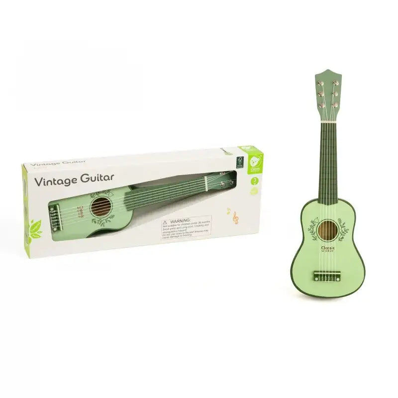 CLASSIC WORLD gitara dla dzieci 3+ zabawka muzyczna drewniana - zabawki-dla-dziewczynki