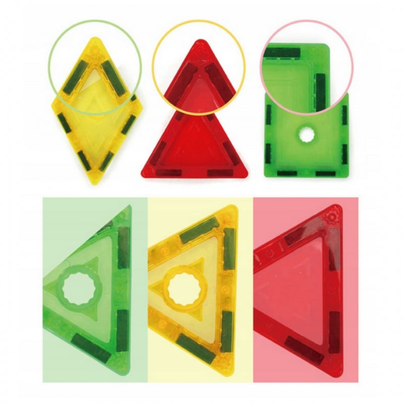 4-WOOPIE Klocki Magnetyczne 3D Edukacyjne Panele Dla Dzieci-4
