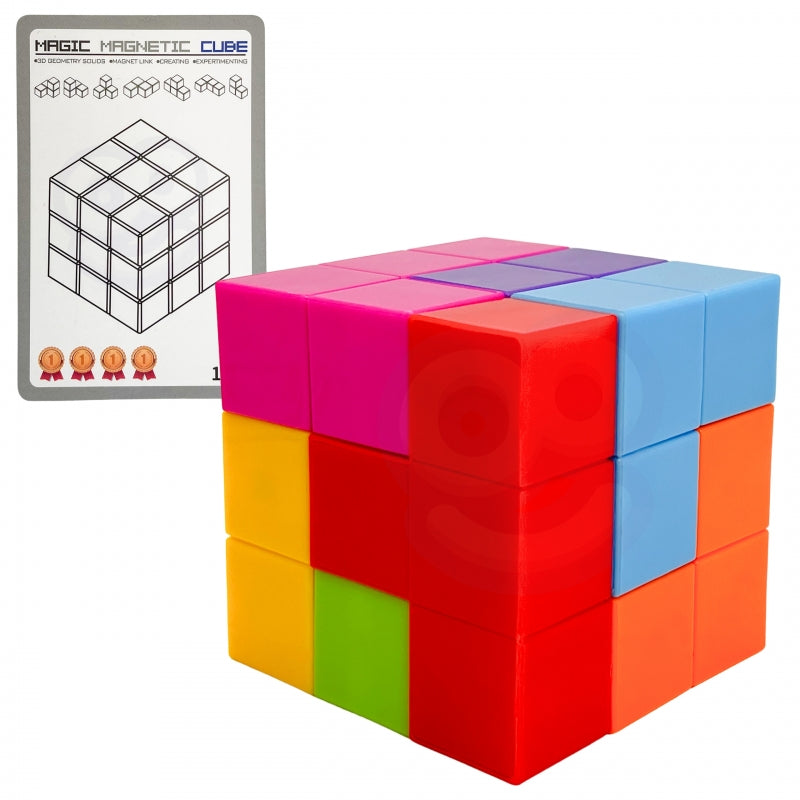 Zestaw kart i kostek Tetris 3D do układania przestrzennych wzorów