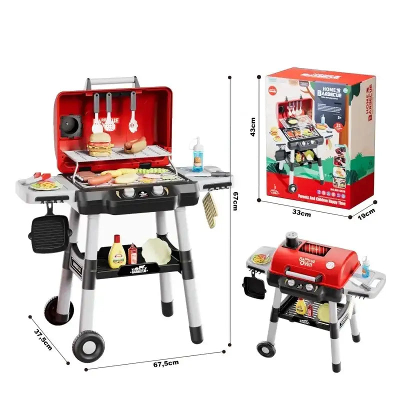 Woopie kuchnia ogrodowa grill LED zestaw 31 el. rozwija wyobraźnię - zabawki-dla-dziewczynki