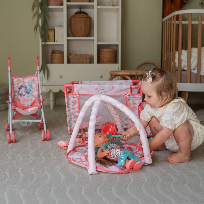2-WOOPIE ROYAL Lalka Bobas 36 cm Syrenka Interaktywna Zestaw XXL Opiekunka 18w1-2