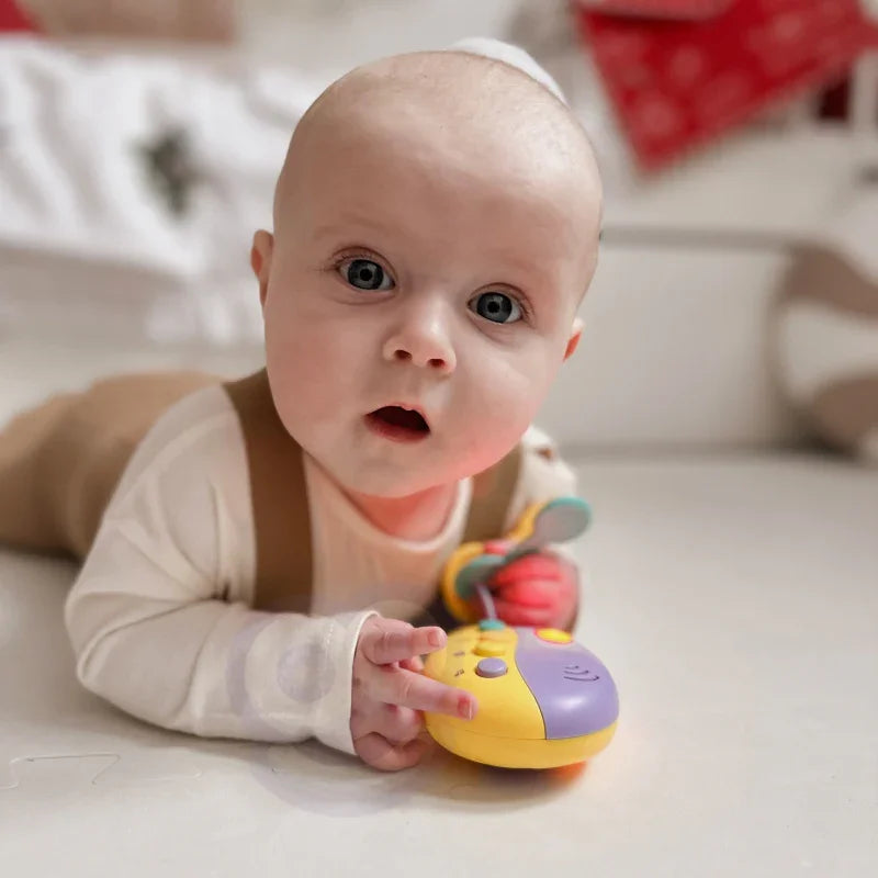 WOOPIE BABY Interaktywne Kluczki Samochodowe z Pilotem Gryzak 2w1 - zabawki-dla-dziewczynki