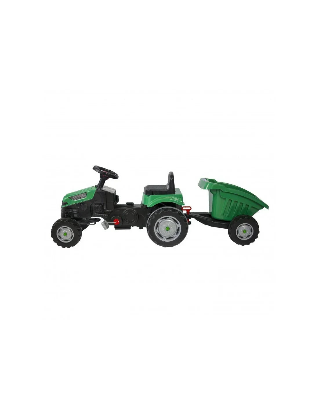 WOOPIE Traktor na Pedały Farmer GoTrac MAXI z Przyczepą Ciche Koła - zabawki-dla-dziewczynki