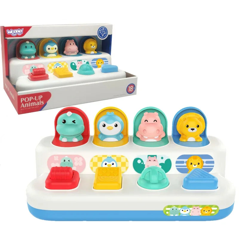 WOOPIE BABY Zabawka Edukacyjna Wyskakujące Zwierzątka POP-UP - zabawki-dla-dziewczynki