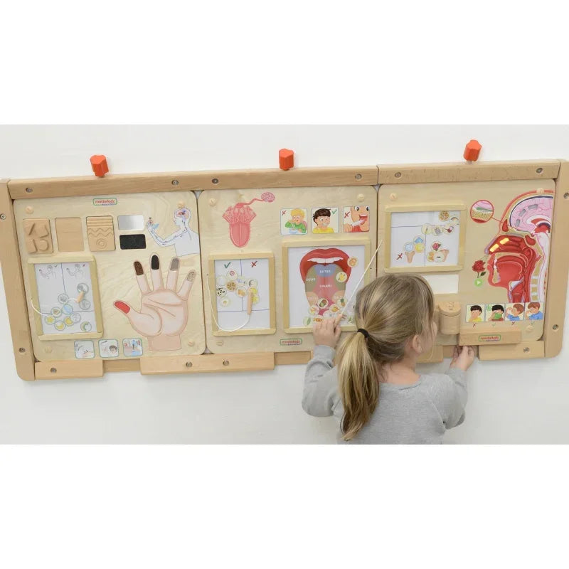 MASTERKIDZ tablica zmysł dotyku Montessori dla dzieci kreatywna edukacja - zabawki-dla-dziewczynki
