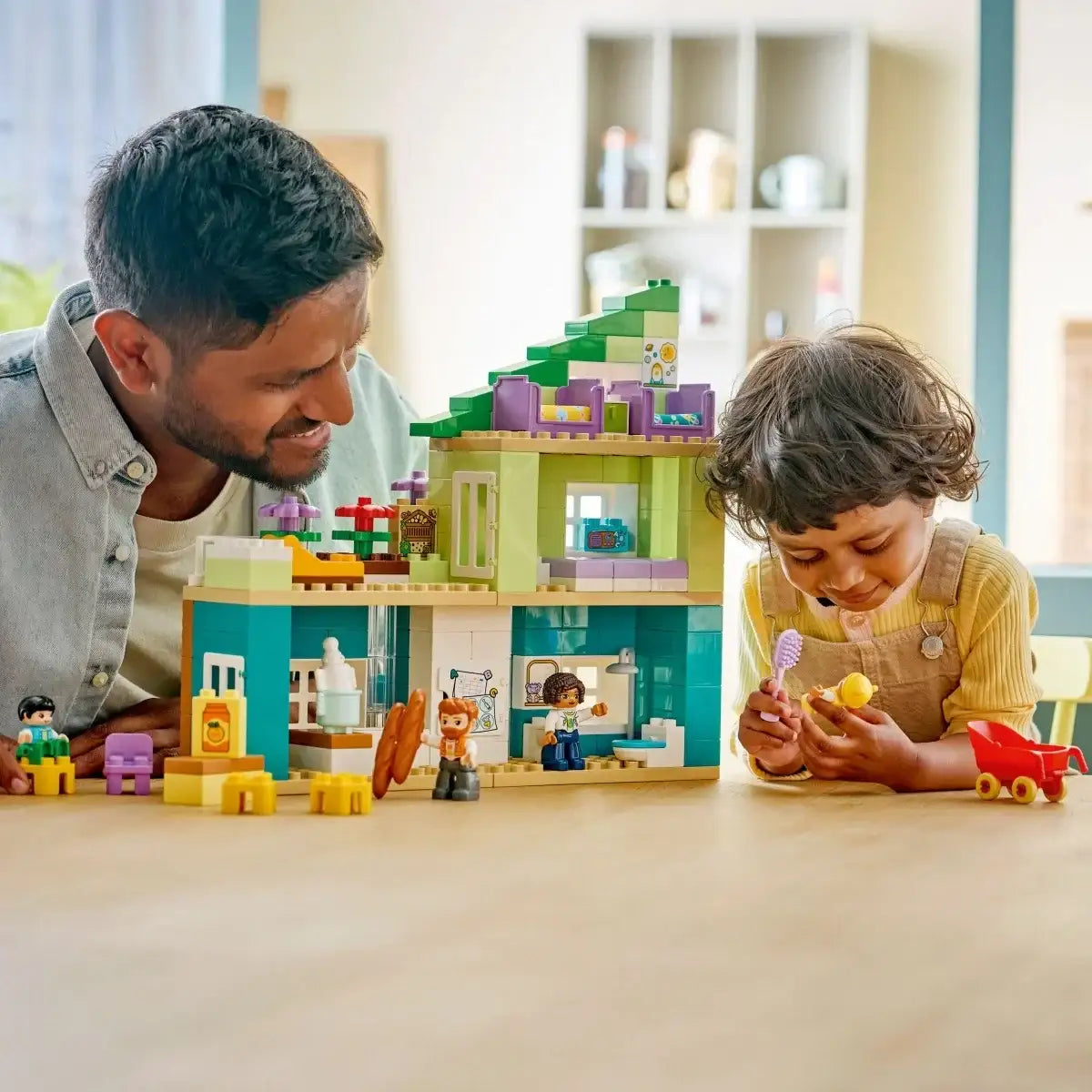 LEGO 10470 DUPLO Kreatywny zestaw Nowoczesny dom rodzinny 3 w 1 dla dzieci - zabawki-dla-dziewczynki