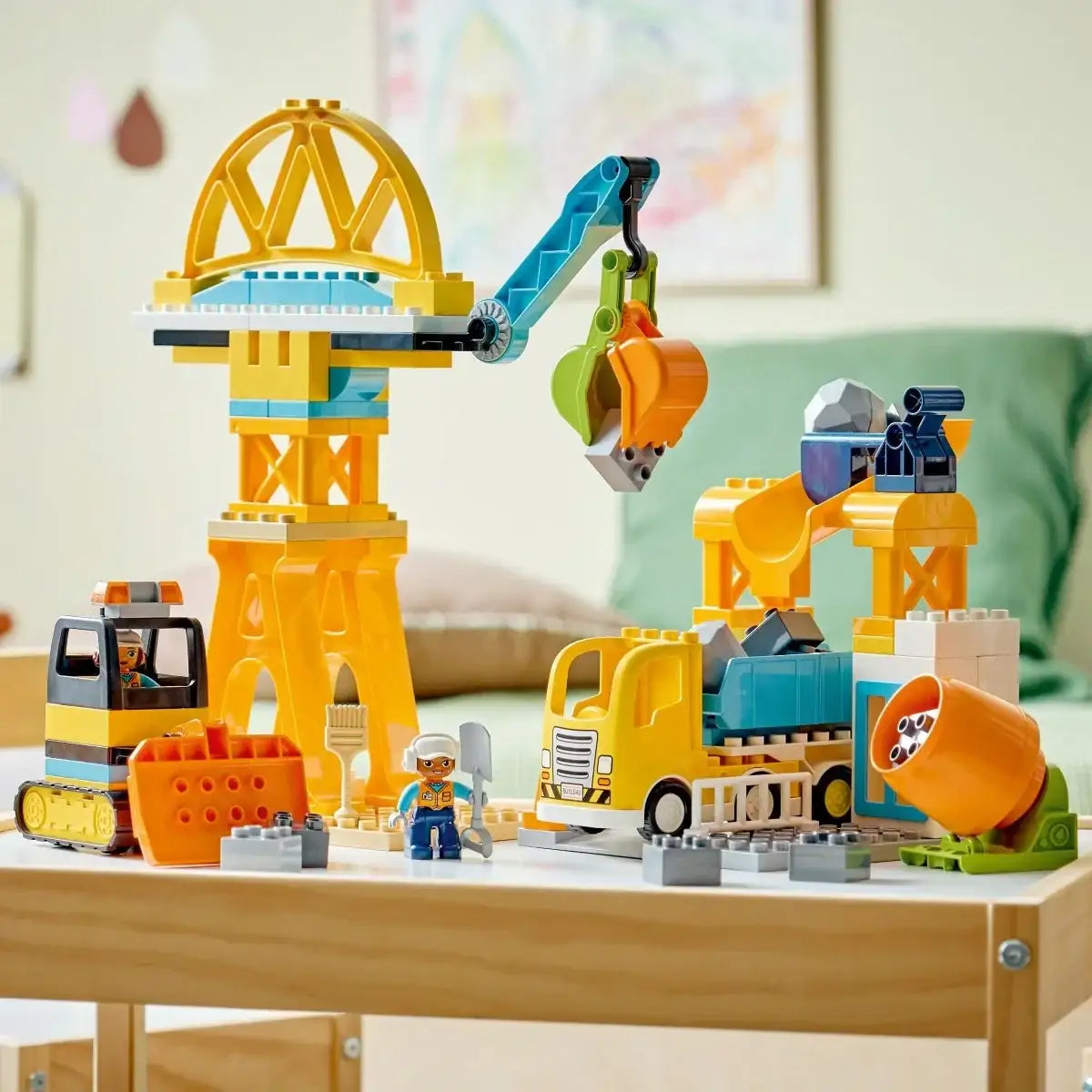LEGO 10476 Plac budowy z pojazdami - zabawki-dla-dziewczynki