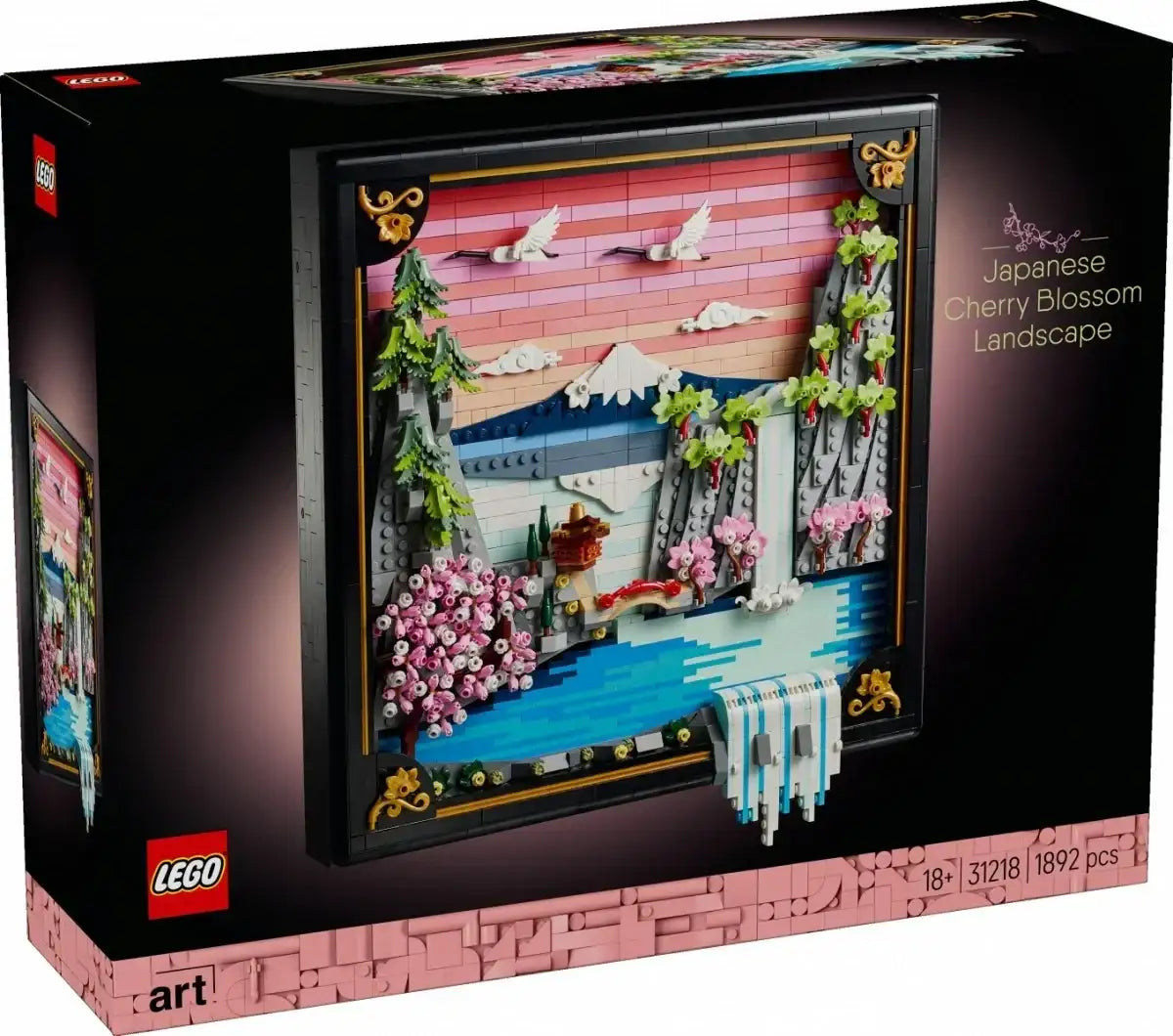 LEGO Klocki ART 31218 Japoński krajobraz z kwitnącą wiśnią