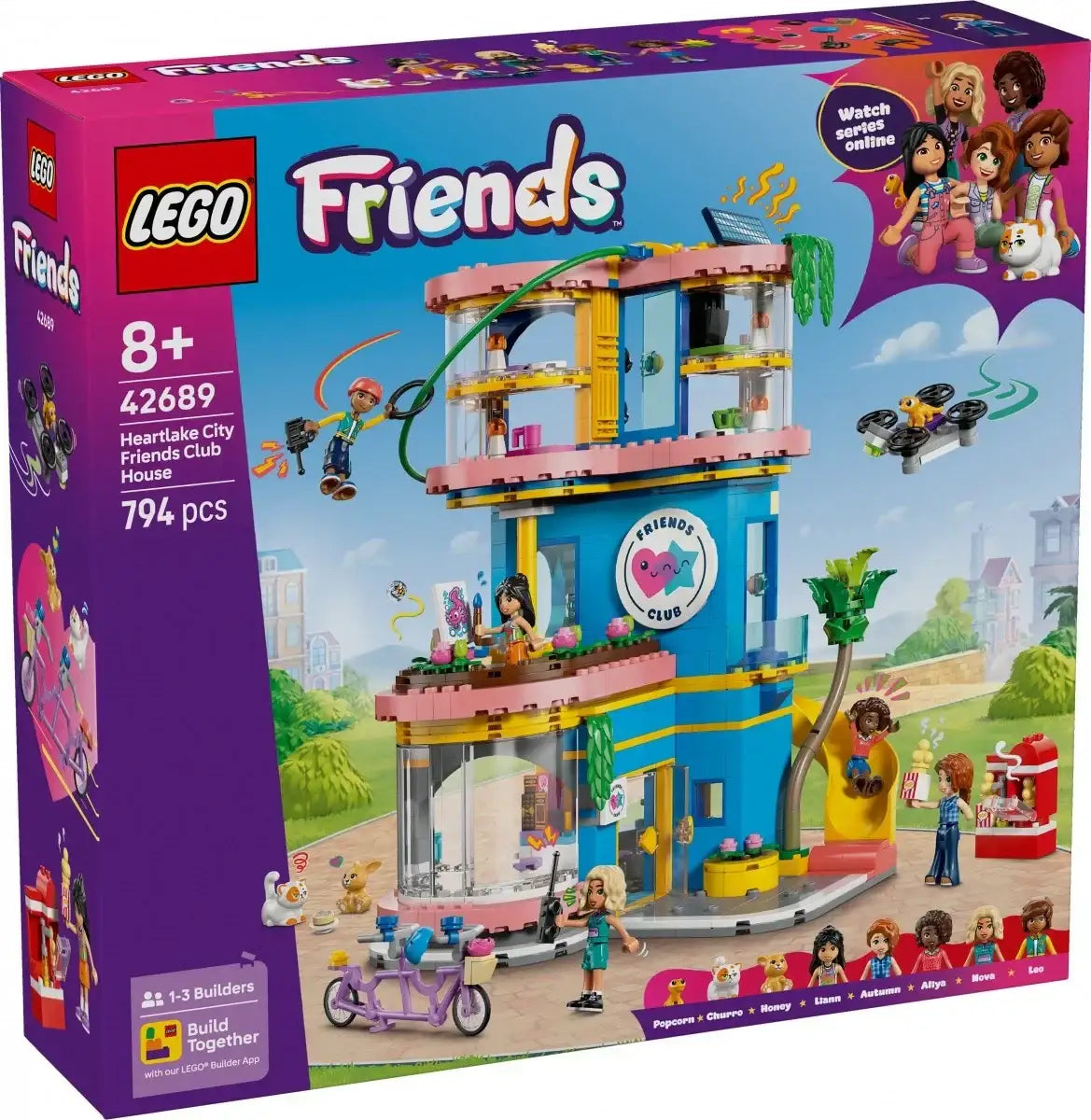 LEGO Friends Heartlake City Friends Club House 42689 zestaw kreatywny - zabawki-dla-dziewczynki