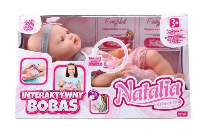 Lalka bobas 41 cm dla dziewczynek Natalia