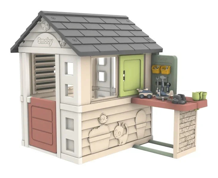 Smoby Domek z Warsztatem Majsterkowicza dla dzieci