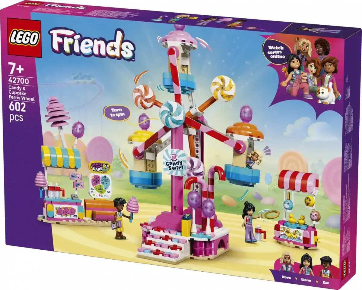 LEGO Friends cukierkowy zestaw z kołem widokowym