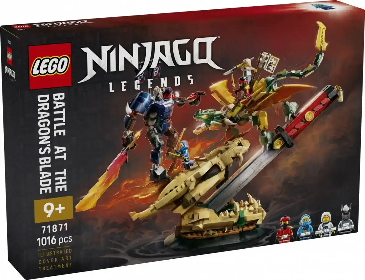 LEGO Ninjago Bitwa o Smocze Ostrze zestaw dla fanów LEGO