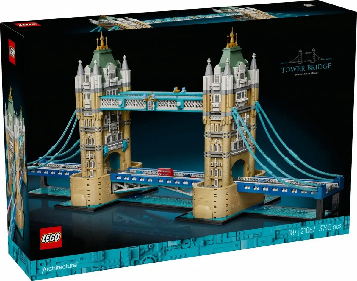 LEGO Architecture 21067 Tower Bridge z podnoszonymi przęsłami mostu