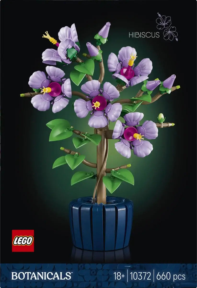 Kwiat z klocków LEGO Botanicals do dekoracji mieszkania