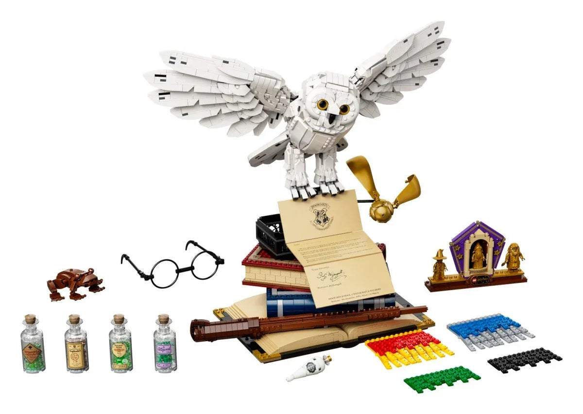 LEGO Klocki Harry Potter 76391 Ikony Hogwartu - Hedwiga (edycja kolekcjonerska) - zabawki-dla-dziewczynki