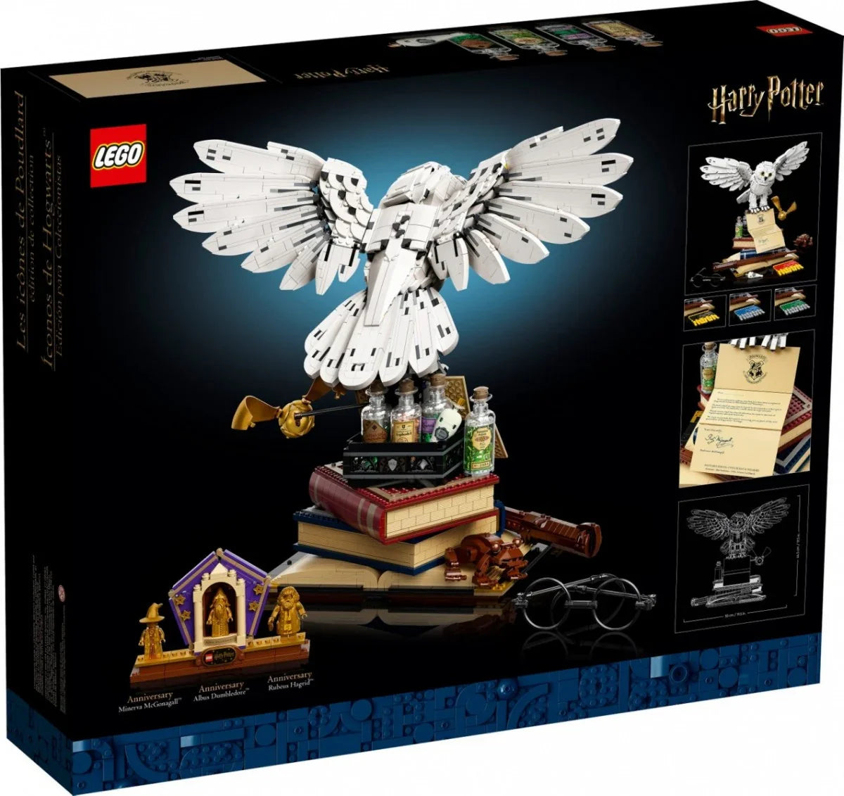 LEGO Klocki Harry Potter 76391 Ikony Hogwartu - Hedwiga (edycja kolekcjonerska) - zabawki-dla-dziewczynki