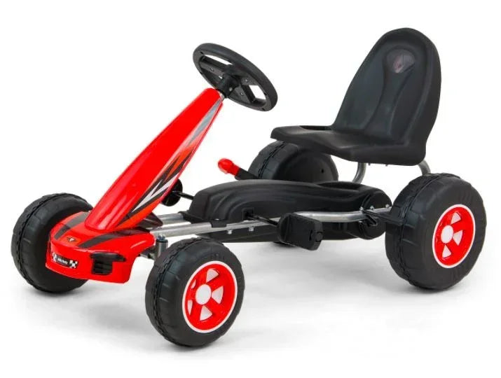 Milly Mally Gokart na pedały Viper Red - zabawki-dla-dziewczynki