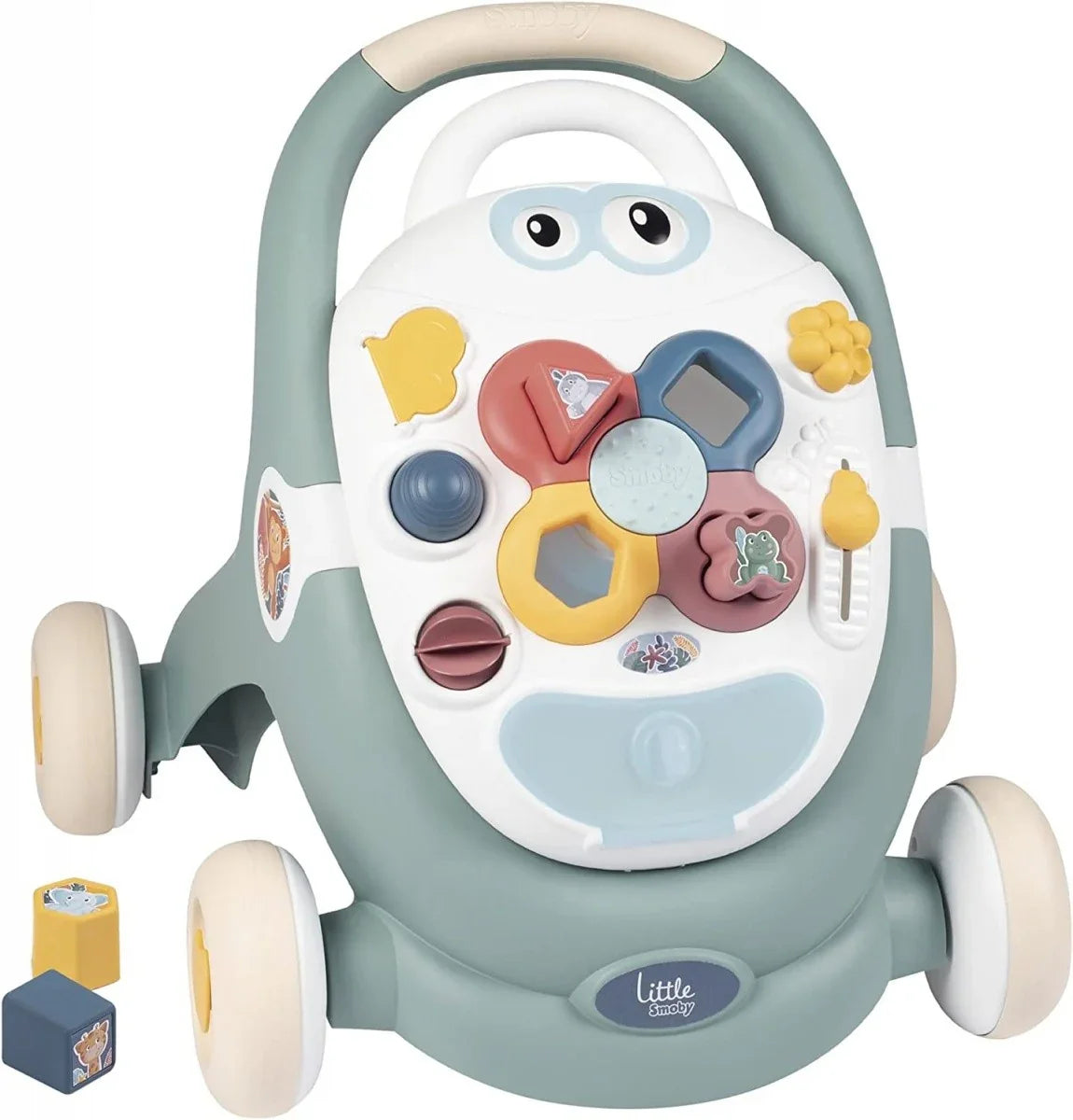 SMOBY Little Chodzik 3w1 Pchacz Interaktywny Wózek