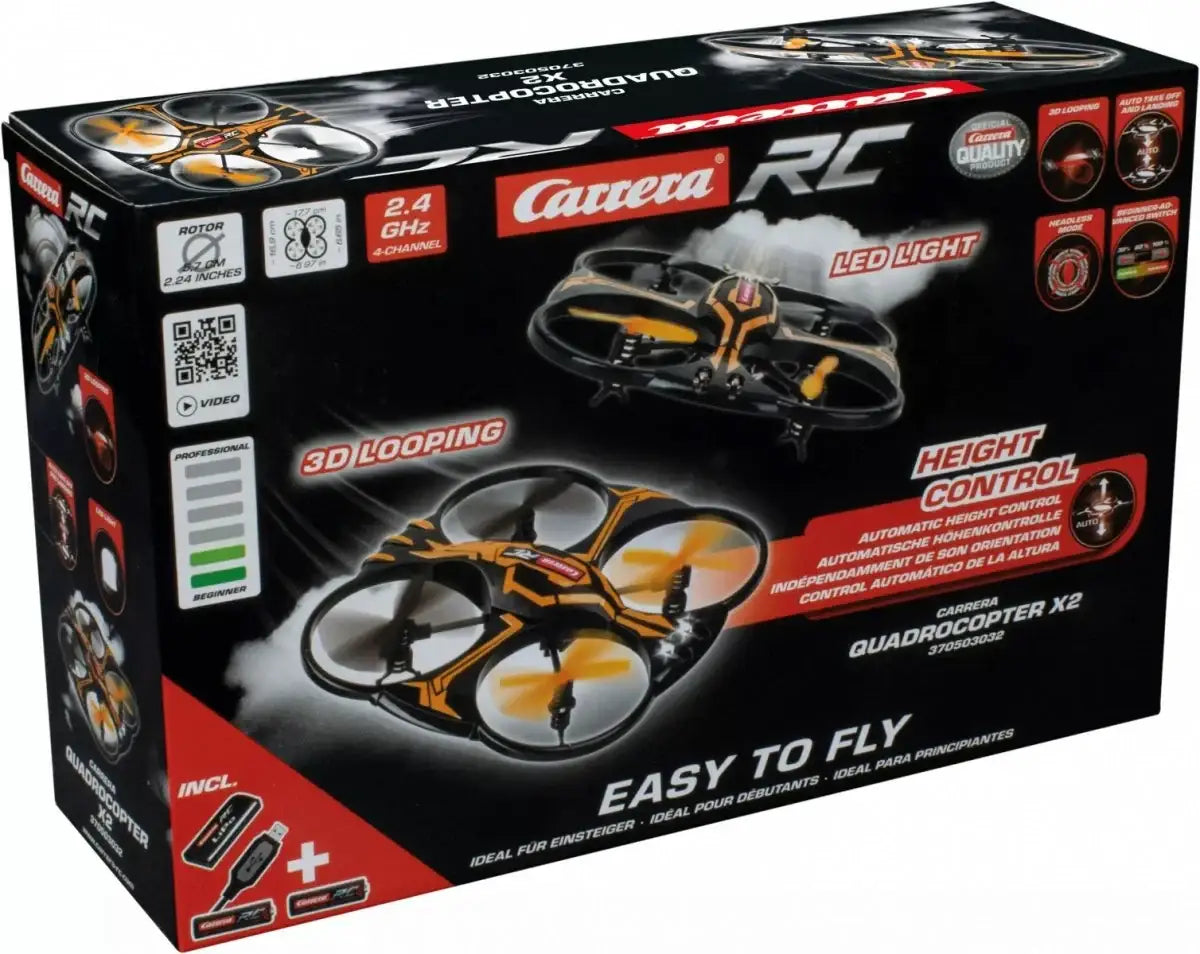 Carrera Dron RC Quadcopter X2 2,4GHz - zabawki-dla-dziewczynki