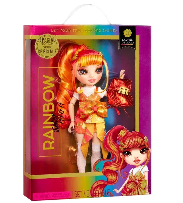 Lalka Rainbow High Junior High Specjalna Edycja - Laurel De Vious - zabawki-dla-dziewczynki