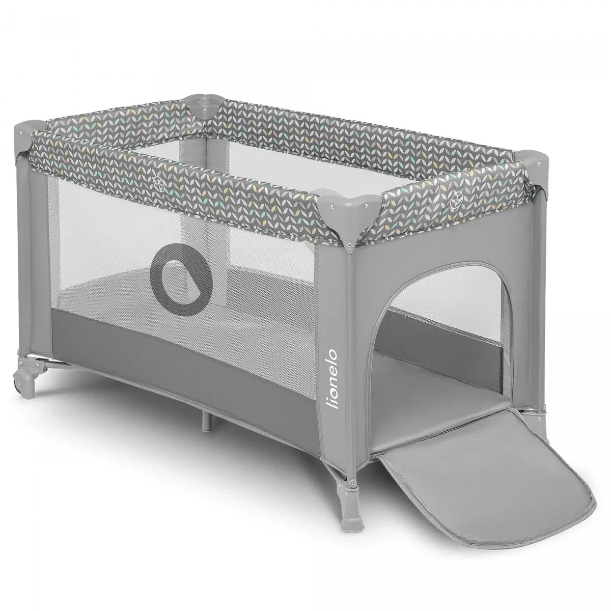 Łóżeczko turystyczne Stefi Grey Concrete Multicolor - zabawki-dla-dziewczynki