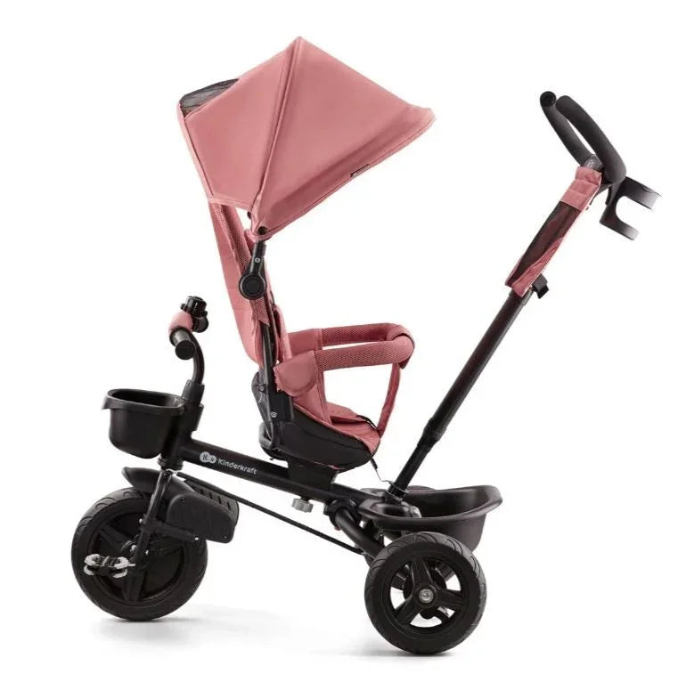 Rowerek trójkołowy AVEO ROSE PINK - zabawki-dla-dziewczynki