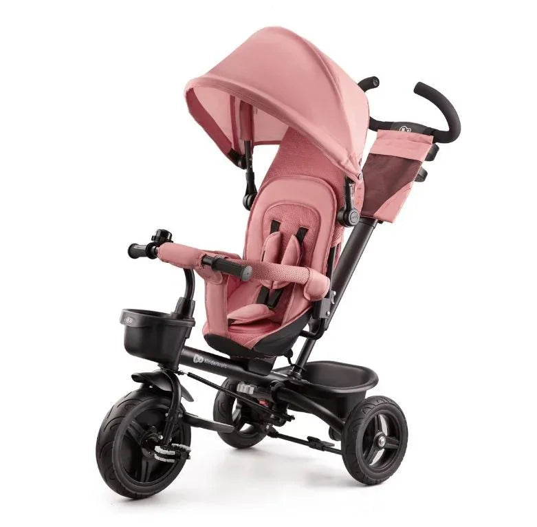 Rowerek trójkołowy AVEO ROSE PINK - zabawki-dla-dziewczynki