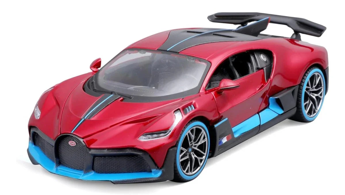 Model kompozytowy Bugatti Divo 1/24 czerwony - zabawki-dla-dziewczynki
