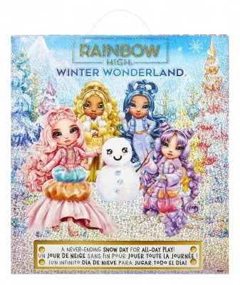 MGA Lalka Rainbow High Winter Wonderland Violet - zabawki-dla-dziewczynki
