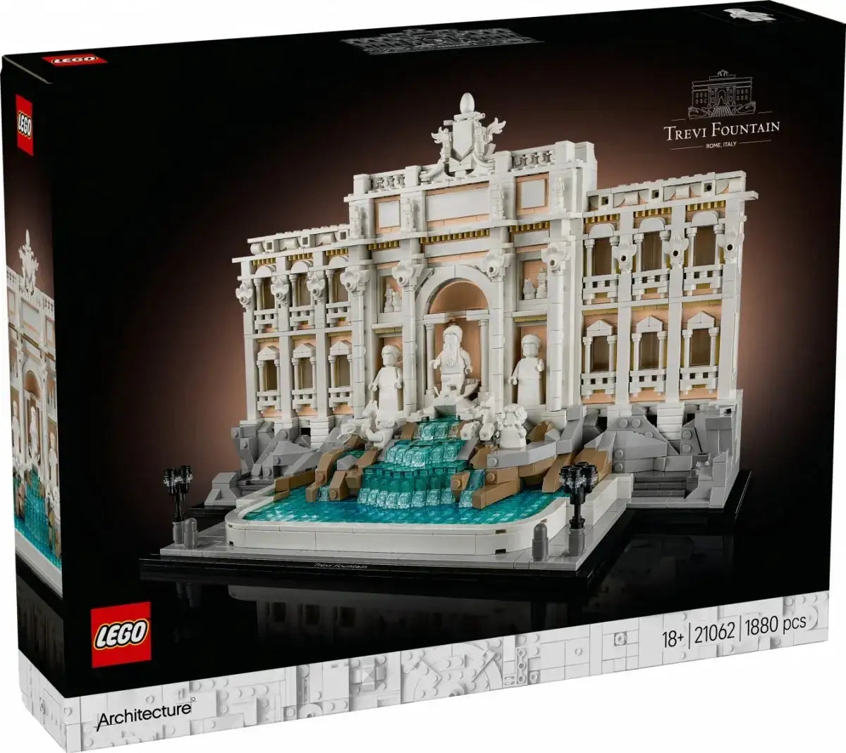 Kolekcjonerski zestaw LEGO Architecture Fontanna di Trevi - zabawki-dla-dziewczynki