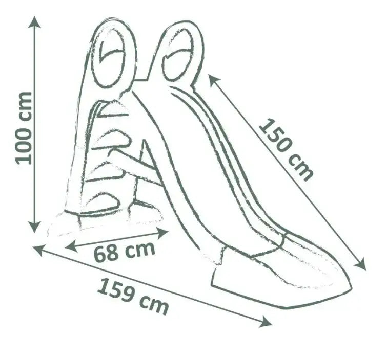 zjeżdżalnia dziecięca 150 cm Smoby