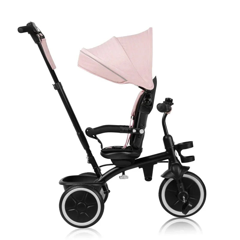 Rowerek trójkołowy Berry Pink Rose - zabawki-dla-dziewczynki