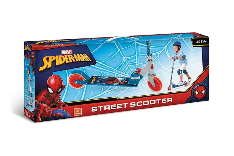 Hulajnoga Spiderman rozwijająca koordynację ruchową - zabawki-dla-dziewczynki