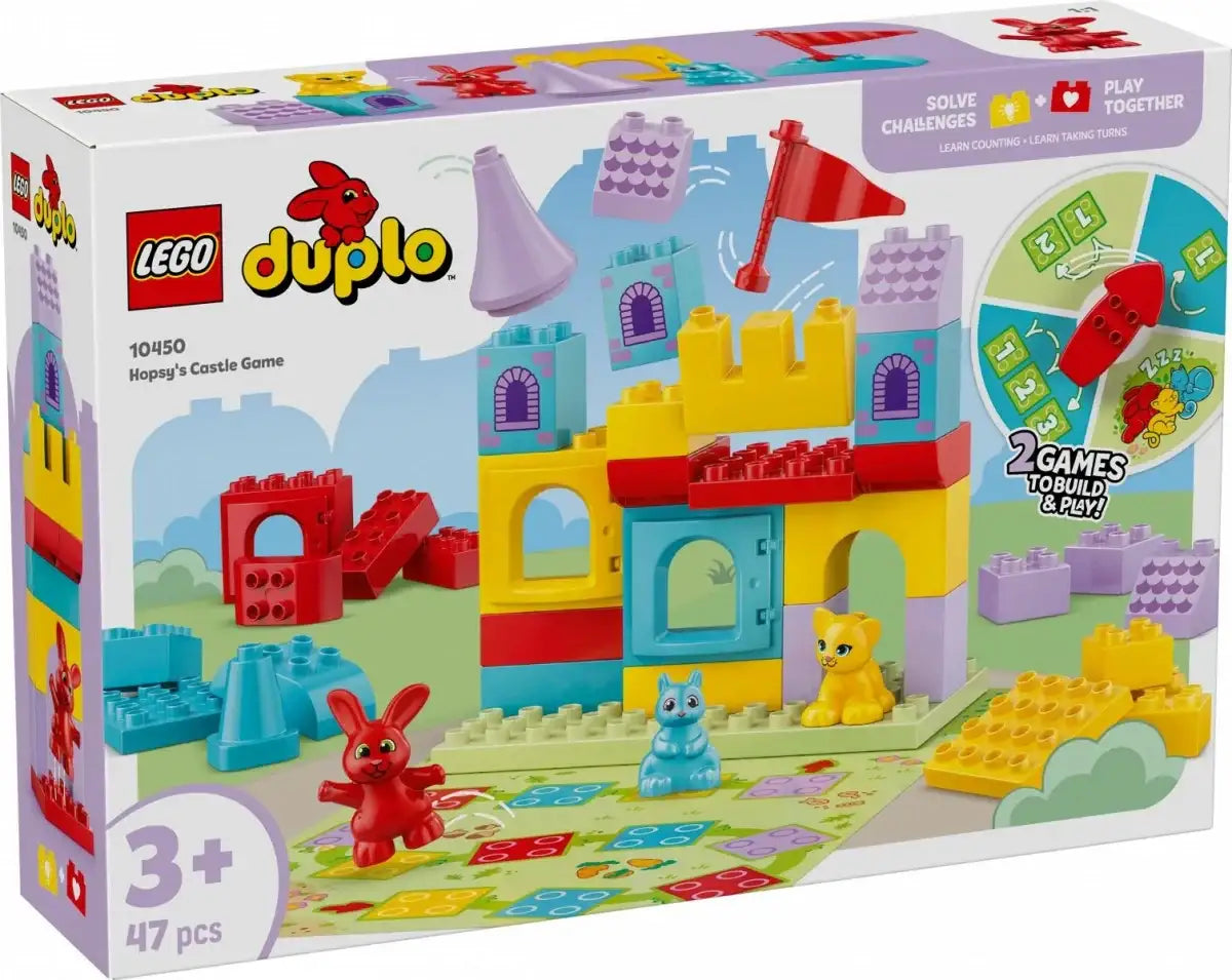 LEGO Klocki DUPLO 10450 Zamek Hopsy zabawa edukacyjna - zabawki-dla-dziewczynki