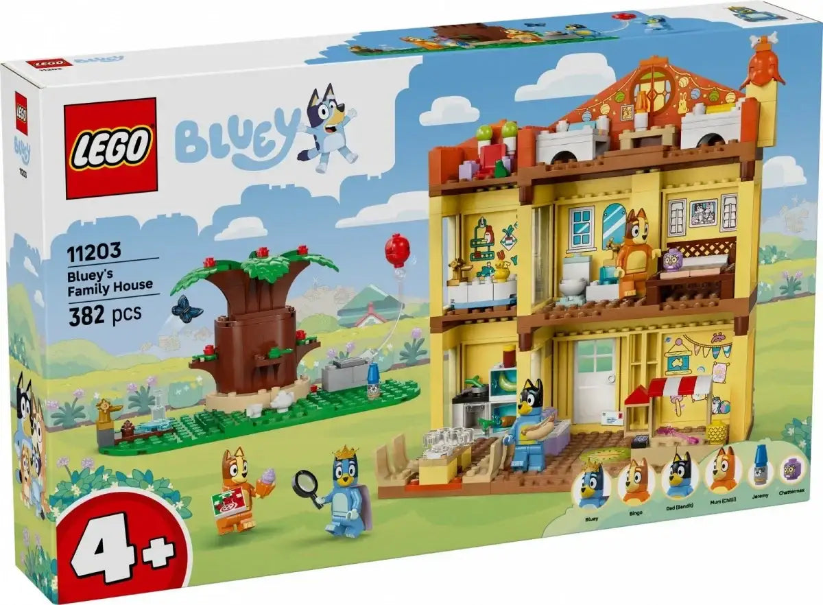 LEGO Klocki Bluey 11203 Dom rodzinny rozwijająca zabawka - zabawki-dla-dziewczynki