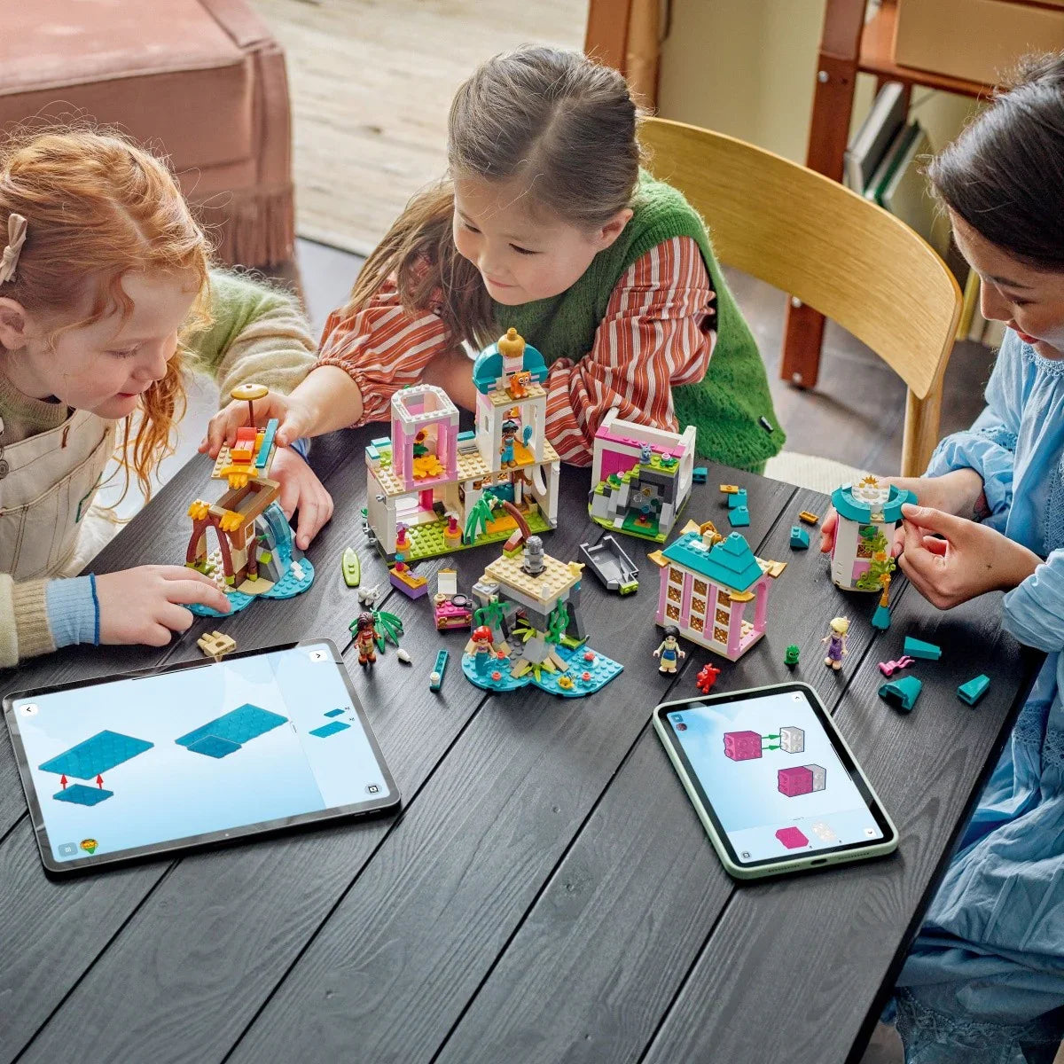 LEGO Klocki Disney 43267 Zamek księżniczek i królewskie zwierzaki - zabawki-dla-dziewczynki