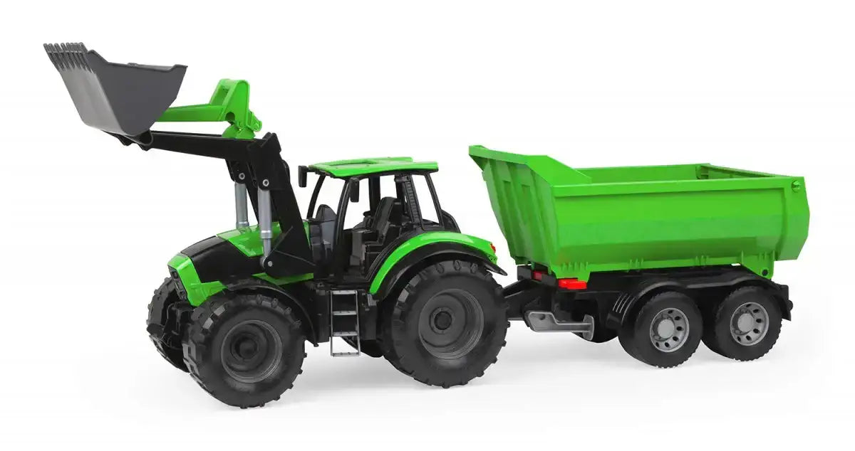 Lena Traktor Worxx Deutz-Fahr 74 cm z przyczepą dla dzieci