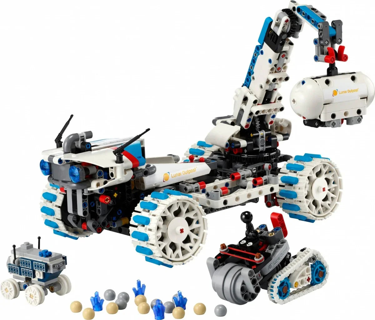 Klocki Technic 42211 Kosmiczny łazik księżycowy Lunar Outpost - zabawki-dla-dziewczynki
