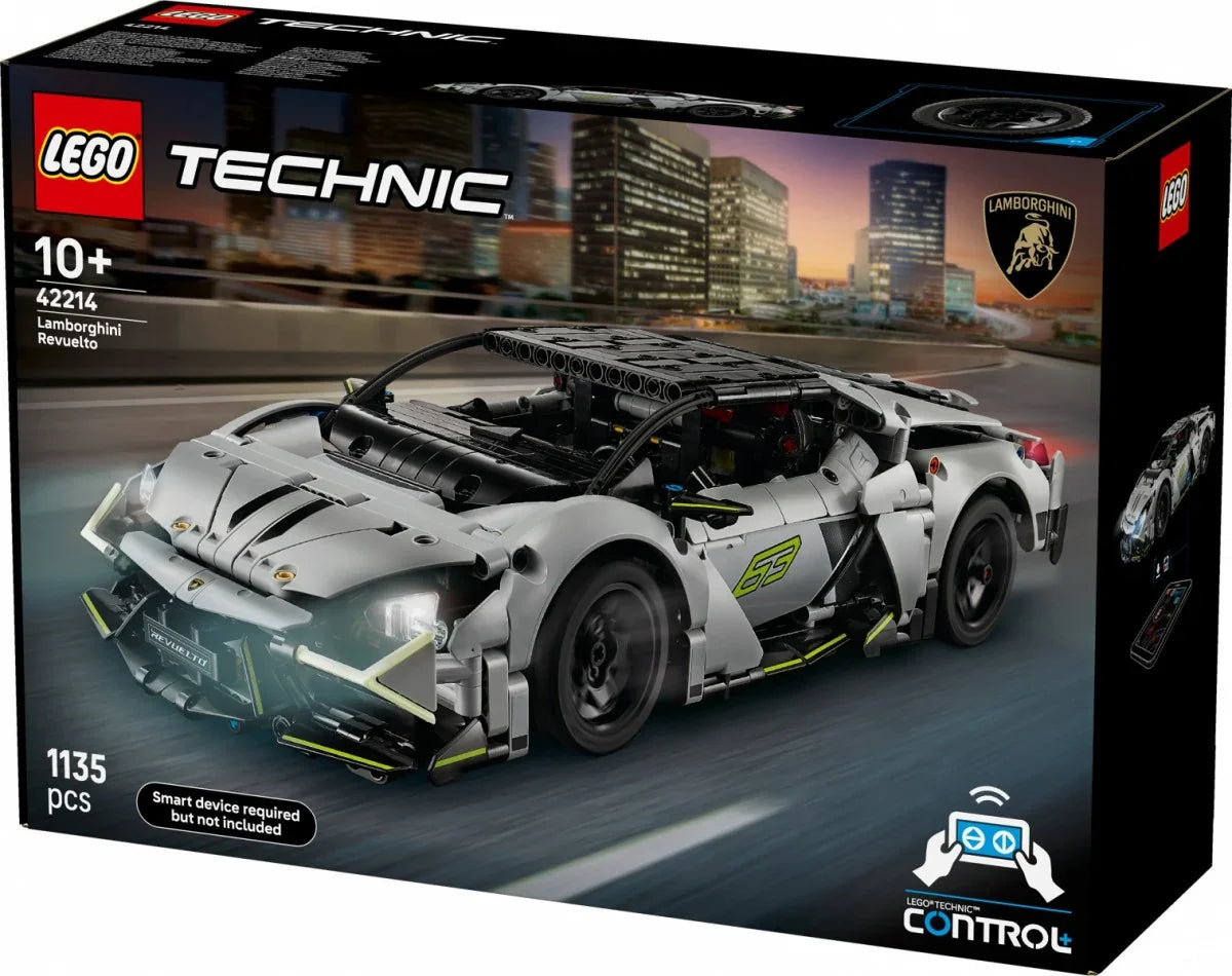 LEGO Klocki Technic 42214 Supersamochód Lamborghini Revuelto - zabawki-dla-dziewczynki