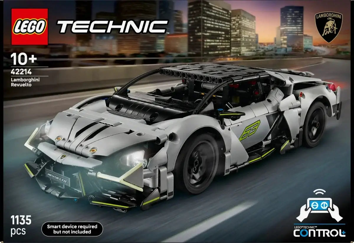 LEGO Technic Lamborghini Revuelto, kreatywna zabawka dla dzieci, model auta 1135 elementów - zabawki-dla-dziewczynki