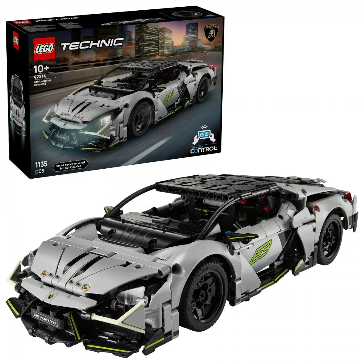LEGO Klocki Technic 42214 Supersamochód Lamborghini Revuelto - zabawki-dla-dziewczynki