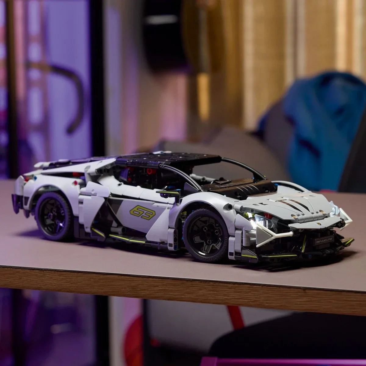 LEGO Klocki Technic 42214 Supersamochód Lamborghini Revuelto - zabawki-dla-dziewczynki