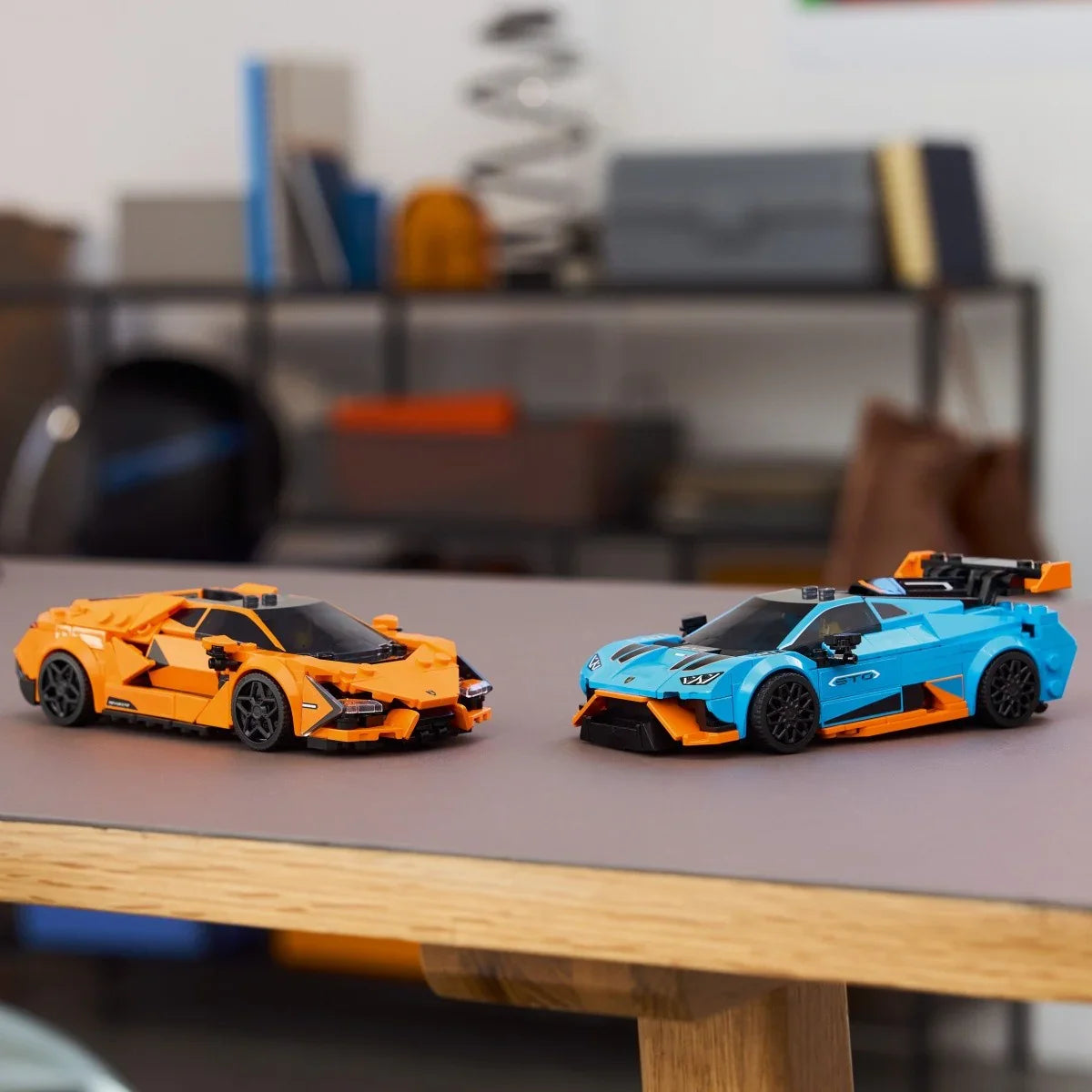 LEGO Klocki Speed Champions 77238 Lamborghini Revuelto i Huracan STO - zabawki-dla-dziewczynki