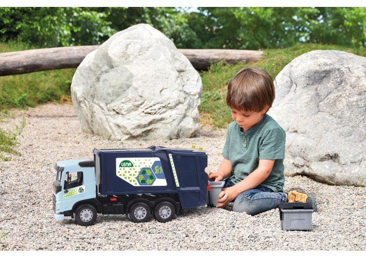 Lena Pojazd Śmieciarka Worxx Volvo FMX w pudełku