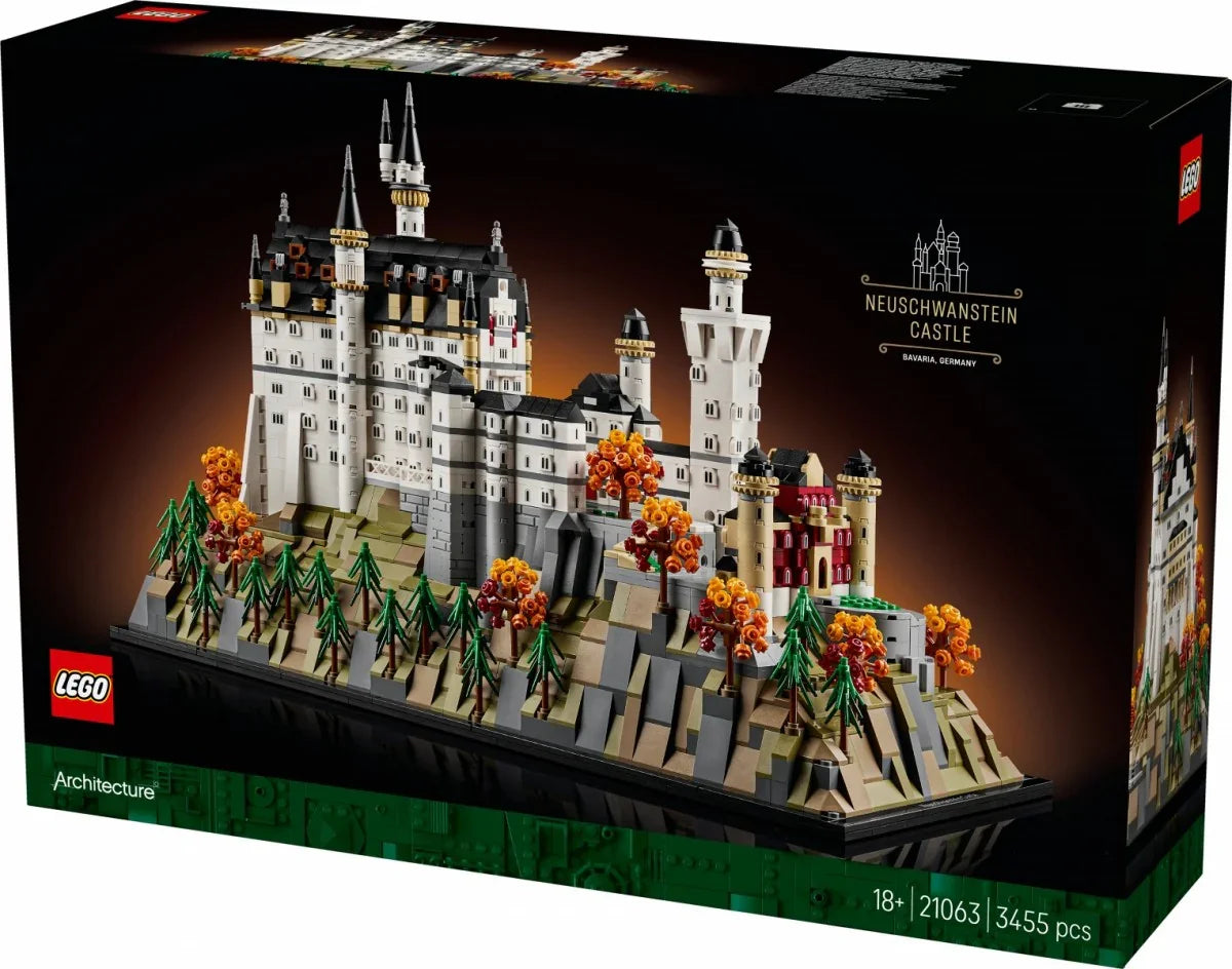 LEGO Klocki Architecture 21063 Zamek Neuschwanstein - zabawki-dla-dziewczynki