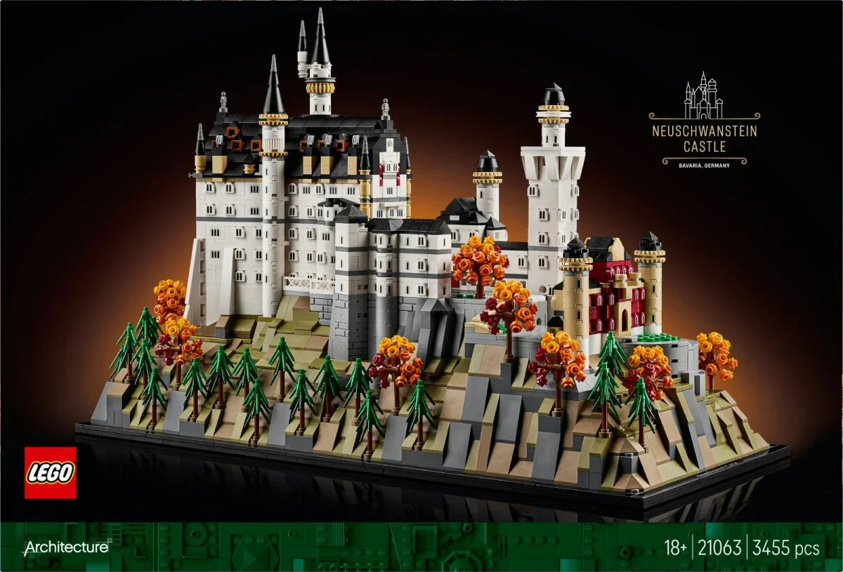 LEGO Klocki Architecture 21063 Zamek Neuschwanstein - zabawki-dla-dziewczynki