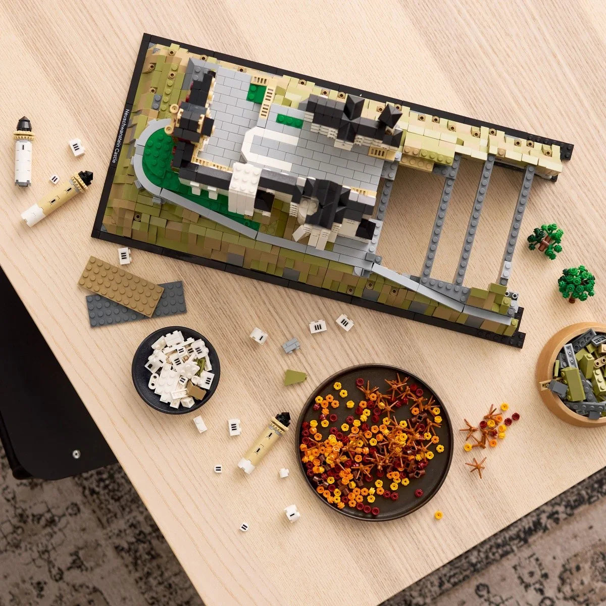 LEGO Klocki Architecture 21063 Zamek Neuschwanstein - zabawki-dla-dziewczynki