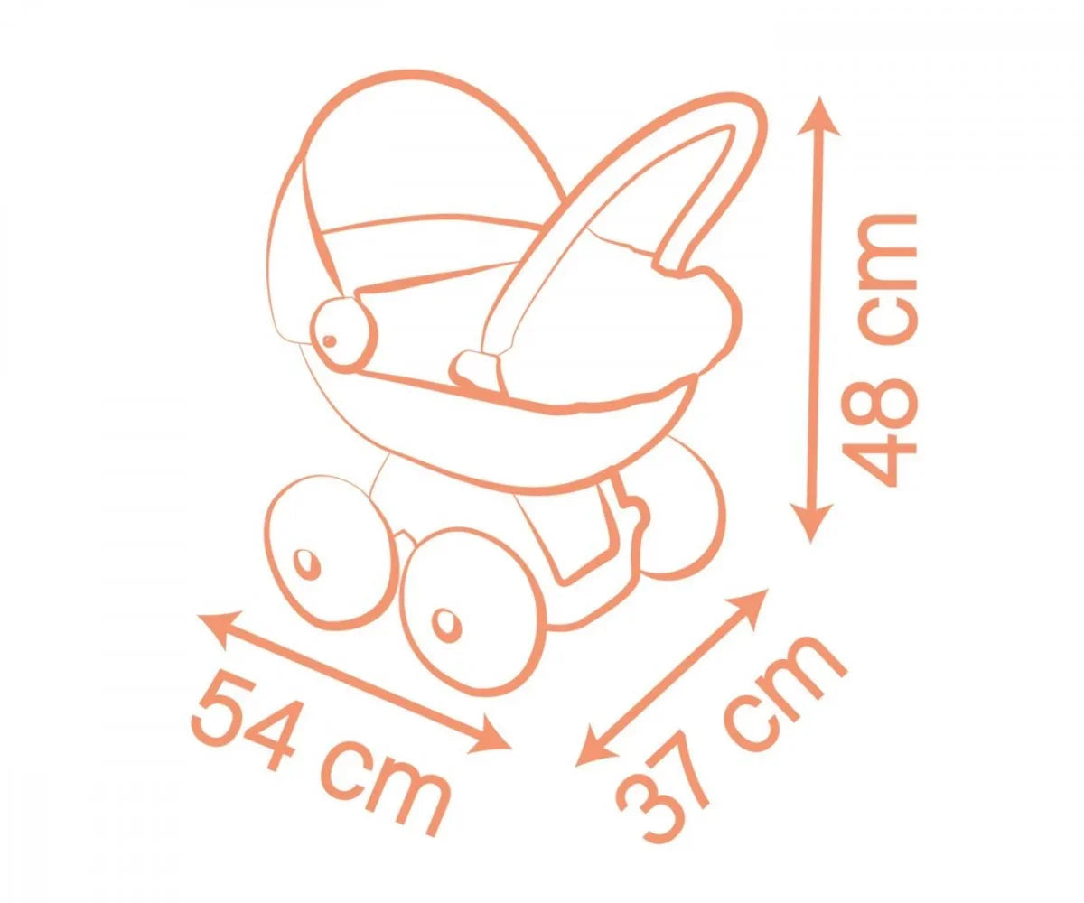 Wózek głęboki Baby Nurse - zabawki-dla-dziewczynki